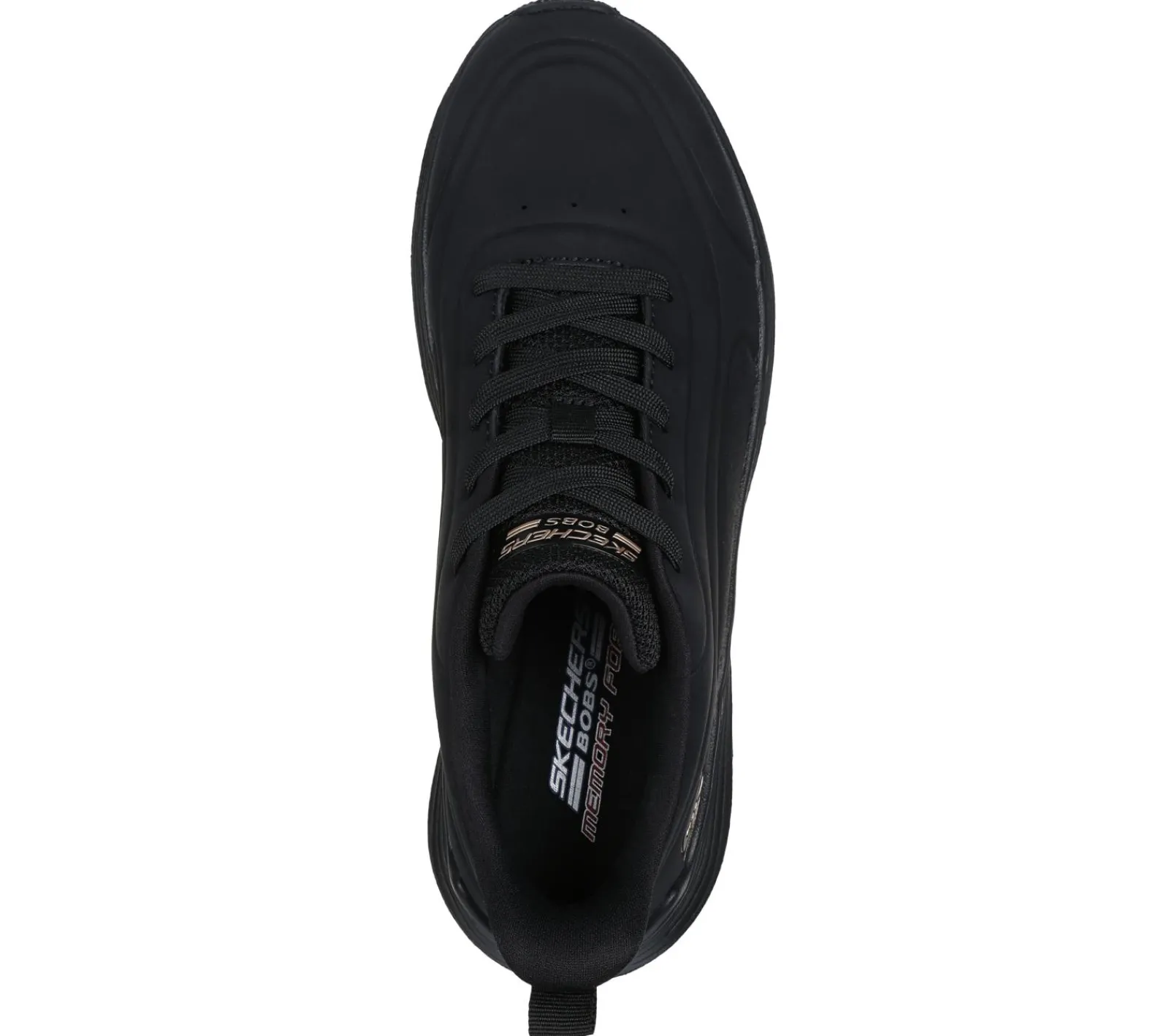 Com Atacadores|Sapatilhas-SKECHERS BOBS Sport Squad Waves - Just Wading PRETO