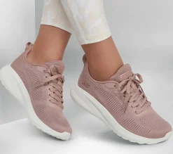 Com Atacadores-SKECHERS BOBS Sport Squad Chaos - Face Off BLUSH