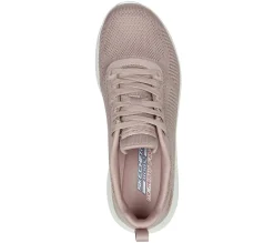 Com Atacadores-SKECHERS BOBS Sport Squad Chaos - Face Off BLUSH