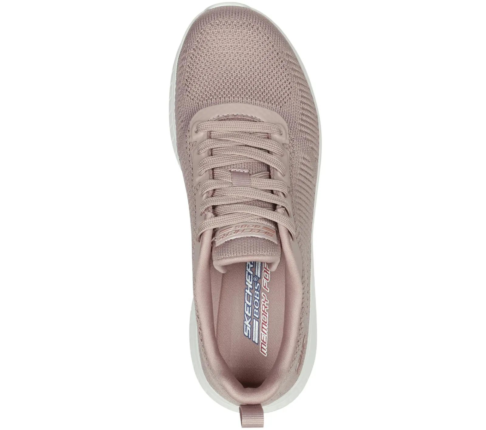 Com Atacadores-SKECHERS BOBS Sport Squad Chaos - Face Off BLUSH