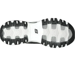 Com Atacadores|Sapatilhas Casuais-SKECHERS D'Lites PRETO / DOURADO
