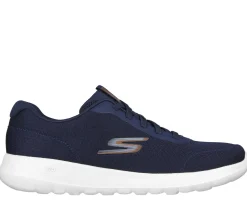 Calçado Sem Atacadores|Sapatilhas-SKECHERS GO WALK Max - Midshore NAVY / LARANJA
