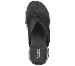 Sandálias-SKECHERS GOwalk Arch Fit Sandal PRETO / CINZENTO