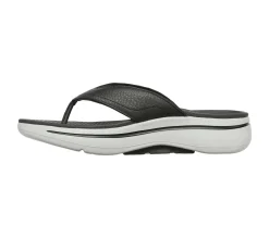 Sandálias-SKECHERS GOwalk Arch Fit Sandal PRETO / CINZENTO