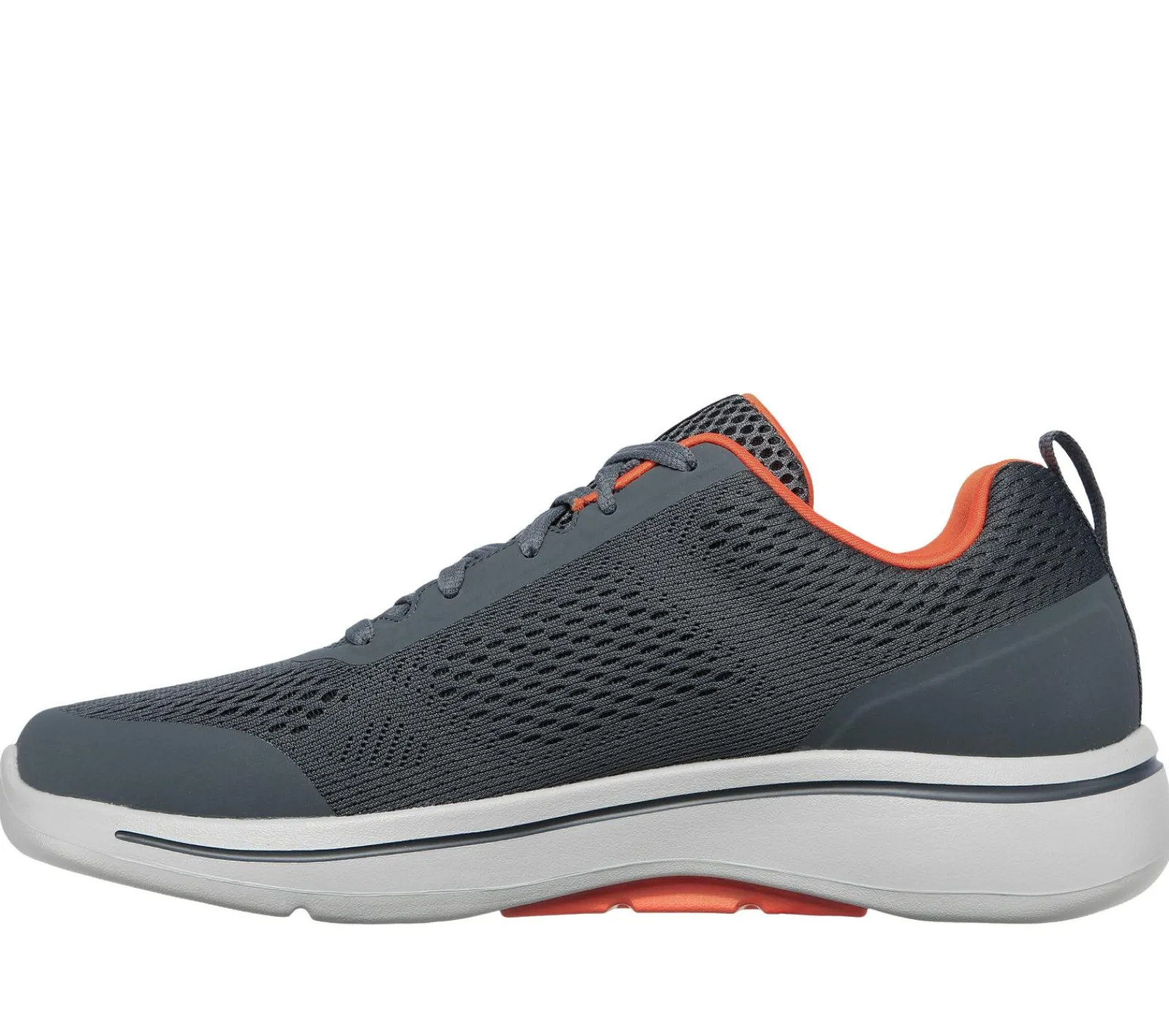 Sapatilhas-SKECHERS GOwalk Arch Fit - Idyllic CARVÃO / LARANJA