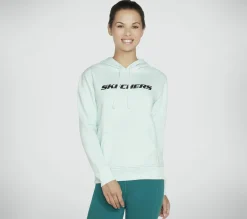 Partes De Cima|Partes De Cima-SKECHERS Heritage Pullover Hoodie AQUA