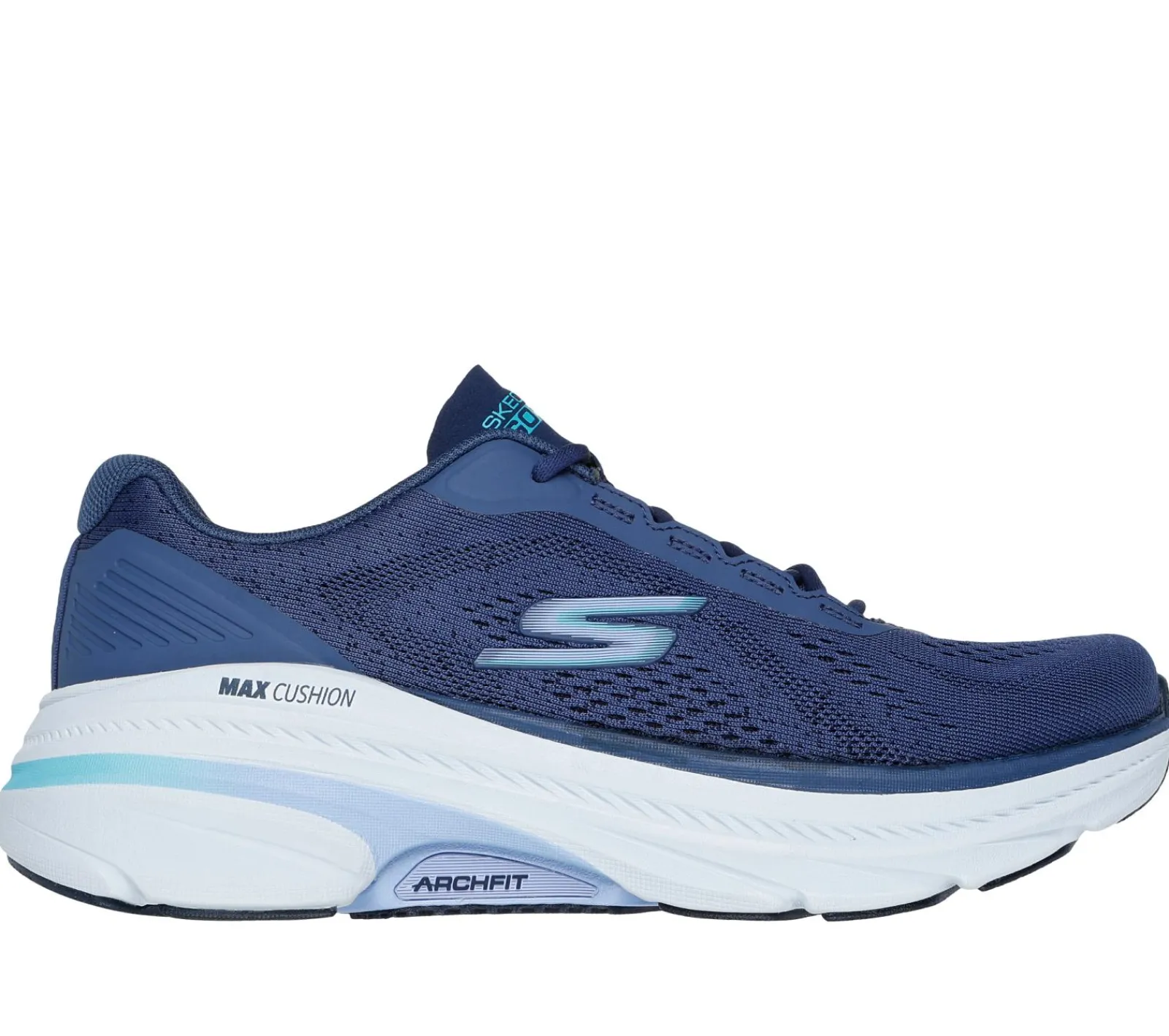 Com Atacadores|Sapatilhas-SKECHERS Max Cushioning Arch Fit 2.0 - Avenida NAVY / AZUL