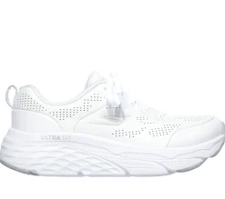 Com Atacadores|Sapatilhas-SKECHERS Max Cushioning Elite - Step Up BRANCO / PRATEADO