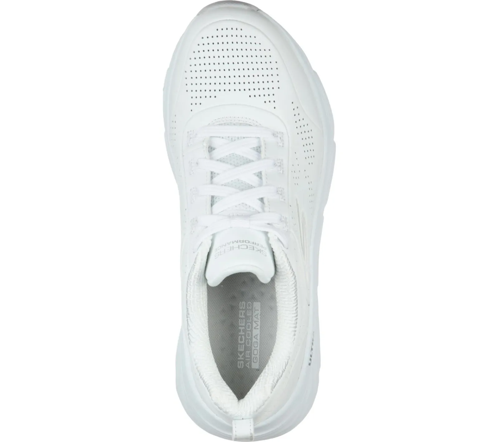Com Atacadores|Sapatilhas-SKECHERS Max Cushioning Elite - Step Up BRANCO / PRATEADO