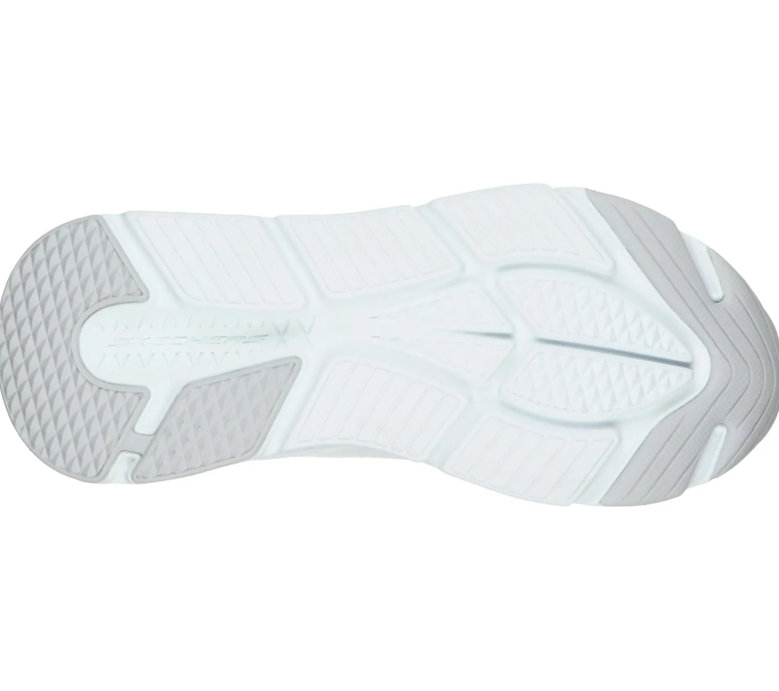 Com Atacadores|Sapatilhas-SKECHERS Max Cushioning Elite - Step Up BRANCO / PRATEADO