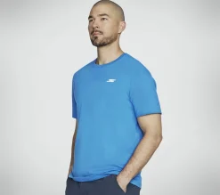 Partes De Cima|Partes De Cima-SKECHERS Pickleball Tee AZUL / VERDE