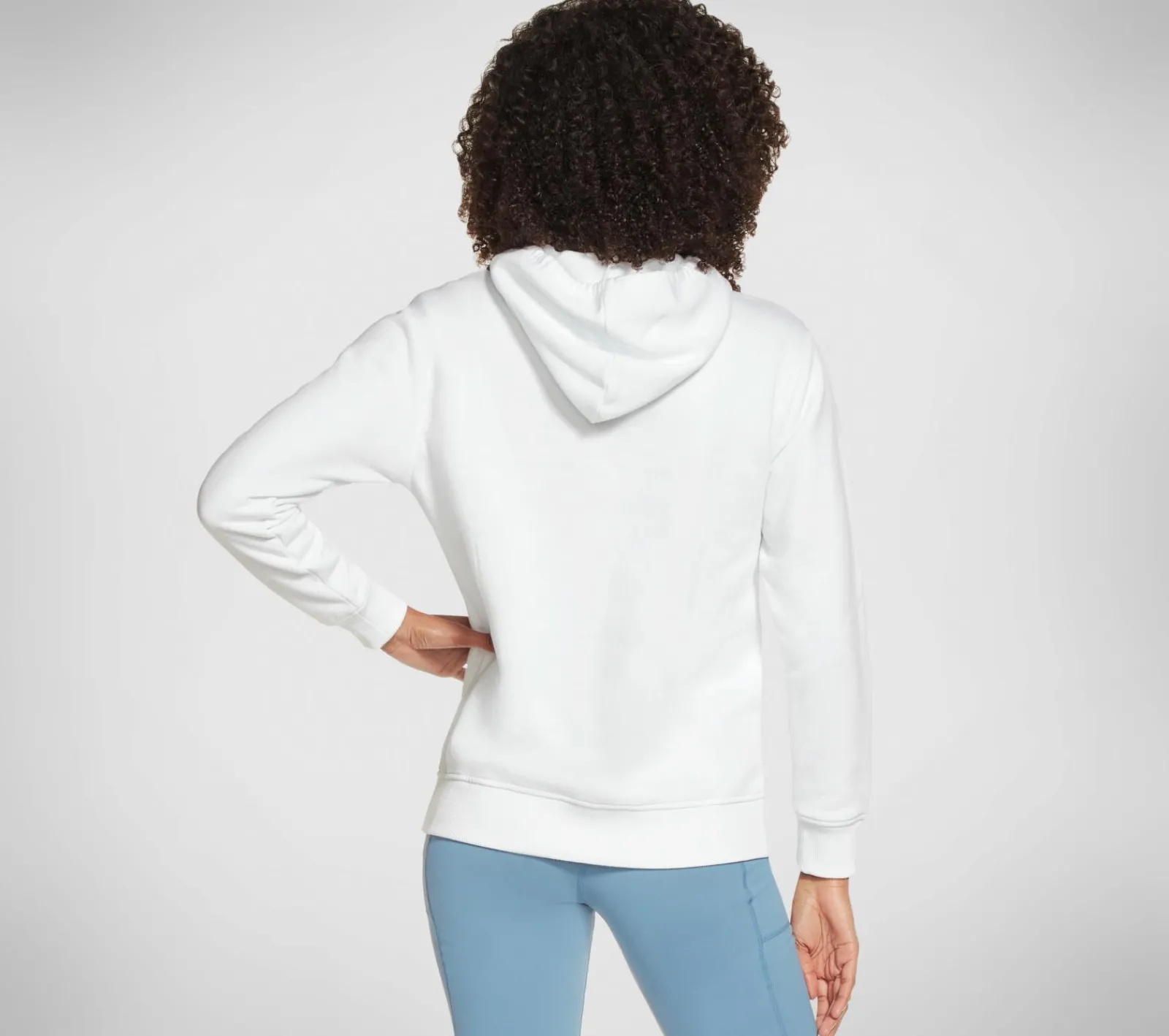 Partes De Cima|Partes De Cima-SKECHERS Rose Hoodie BRANCO