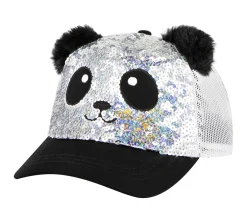 Acessórios Para A Cabeça|Acessórios Para A Cabeça-SKECHERS Sequin Panda Hat PRATEADO / PRETO