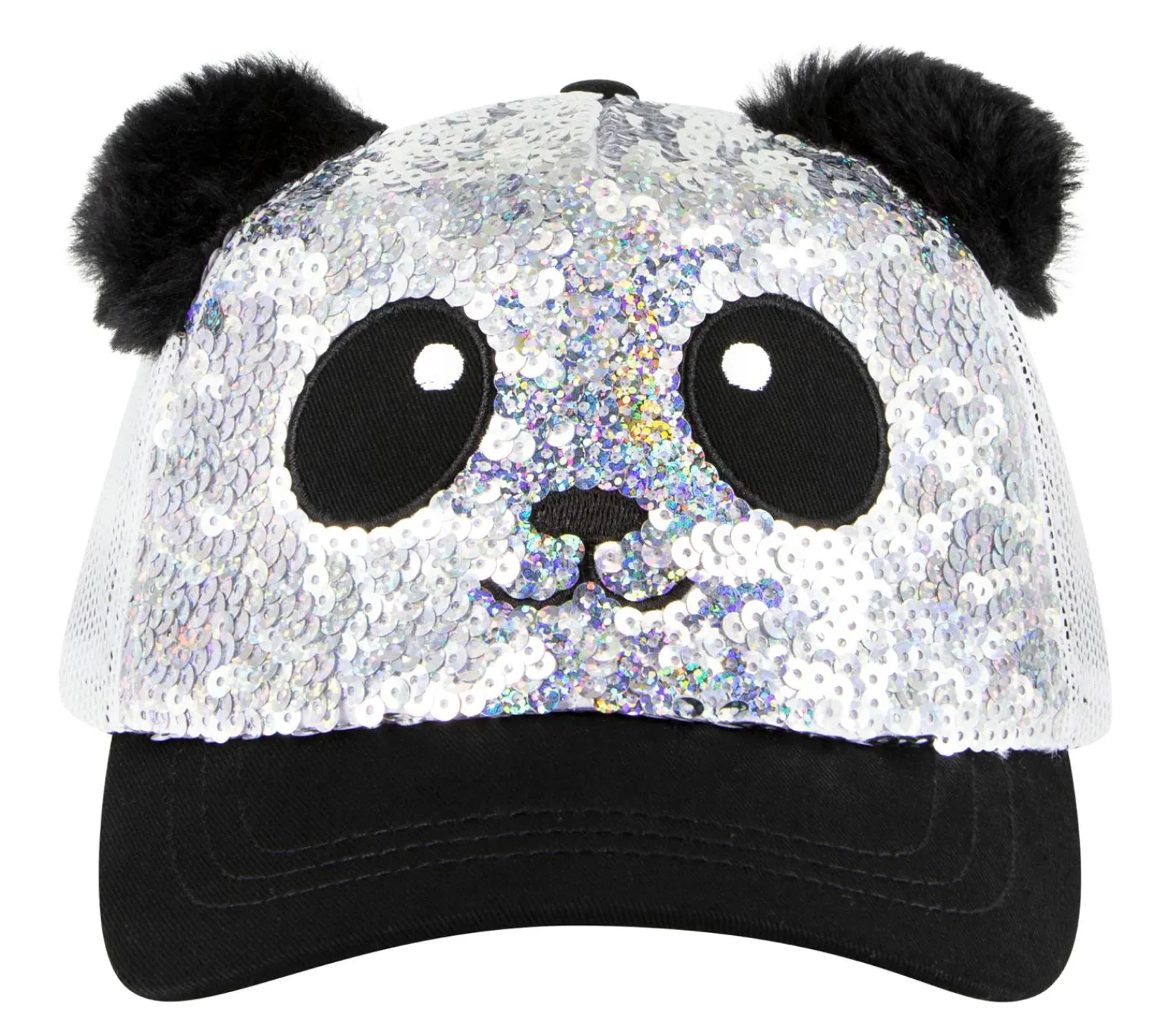 Acessórios Para A Cabeça|Acessórios Para A Cabeça-SKECHERS Sequin Panda Hat PRATEADO / PRETO