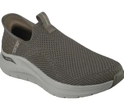 Hands Free Slip-Ins|Sapatilhas-SKECHERS Slip-ins: Arch Fit 2.0 - Crayn AZEITONA