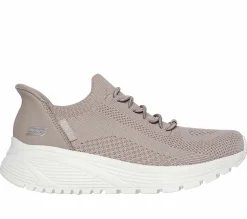 Calçado Sem Atacadores|Hands Free Slip-Ins-SKECHERS Slip-ins: BOBS Sport Sparrow 2.0 - Lucky Run TAUPE