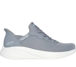 Hands Free Slip-Ins-SKECHERS Slip-ins: BOBS Sport Squad Chaos CINZENTO