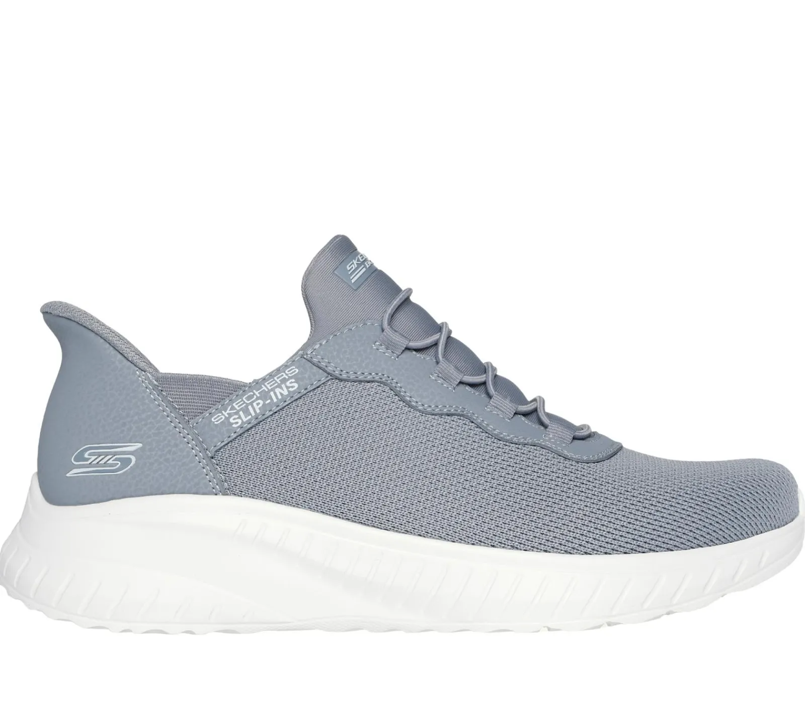 Hands Free Slip-Ins-SKECHERS Slip-ins: BOBS Sport Squad Chaos CINZENTO