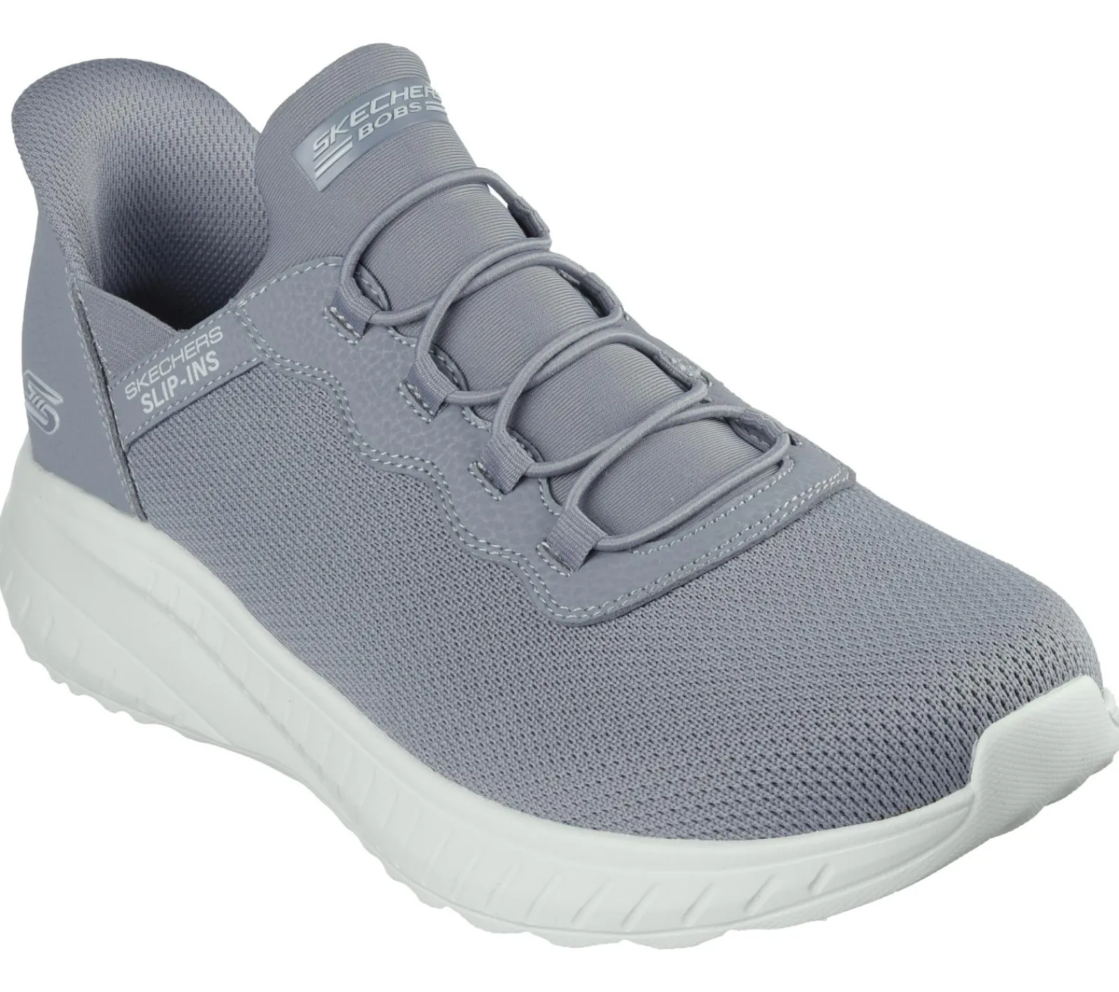 Hands Free Slip-Ins-SKECHERS Slip-ins: BOBS Sport Squad Chaos CINZENTO