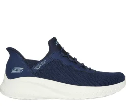 Calçado Sem Atacadores|Hands Free Slip-Ins-SKECHERS Slip-ins: BOBS Sport Squad Chaos NAVY