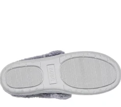 Calçado Sem Atacadores|Slippers-SKECHERS Slip-ins: BOBS Too Cozy - Family Tree CINZENTO / MENTA