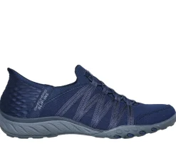 Calçado Sem Atacadores|Hands Free Slip-Ins-SKECHERS Slip-ins: Breathe-Easy - Roll-With-Me NAVY