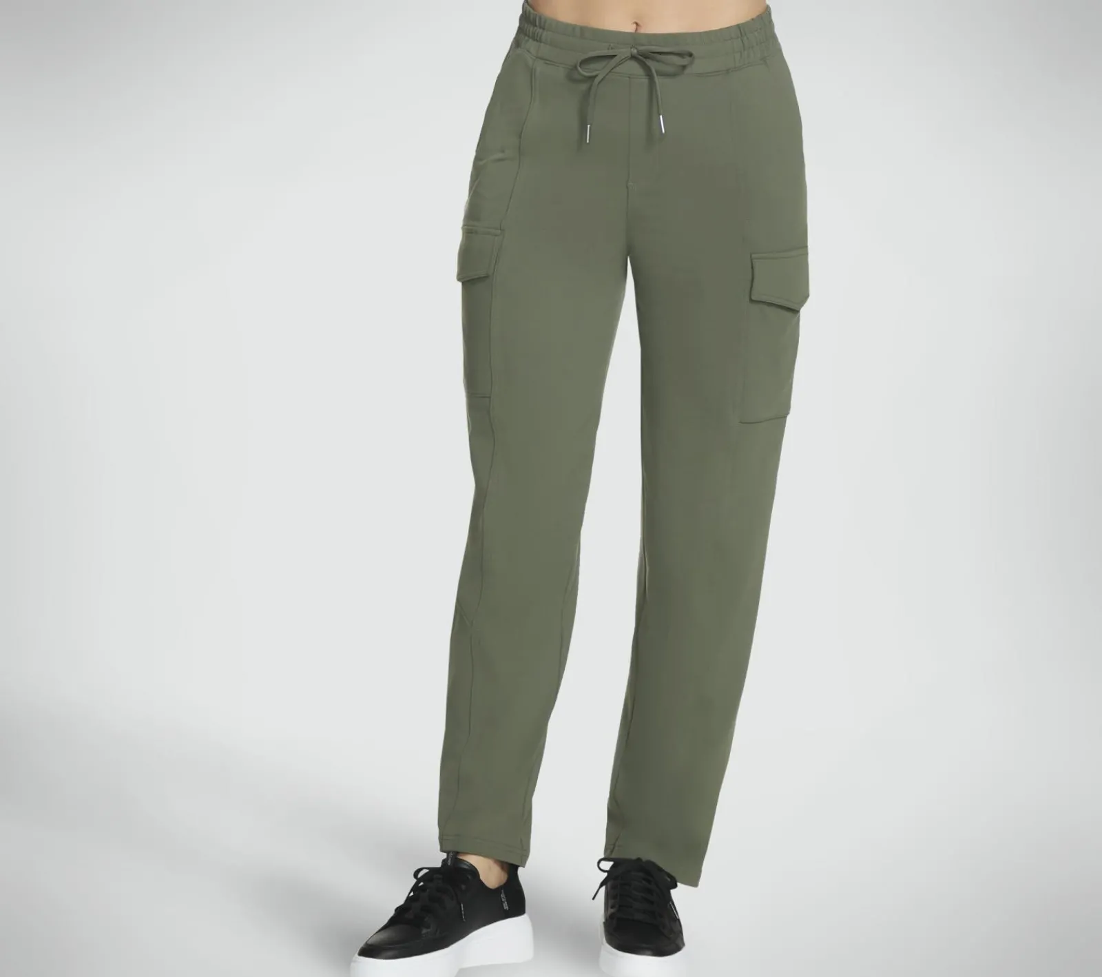 Calças|Partes De Baixo-SKECHERS Slip-ins Cargo Pant AZEITONA / PRETO