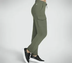 Calças|Partes De Baixo-SKECHERS Slip-ins Cargo Pant AZEITONA / PRETO