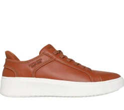 Sapatos Casual|Calçado Sem Atacadores-SKECHERS Slip-ins: Court Break - Double Vented COGNAC