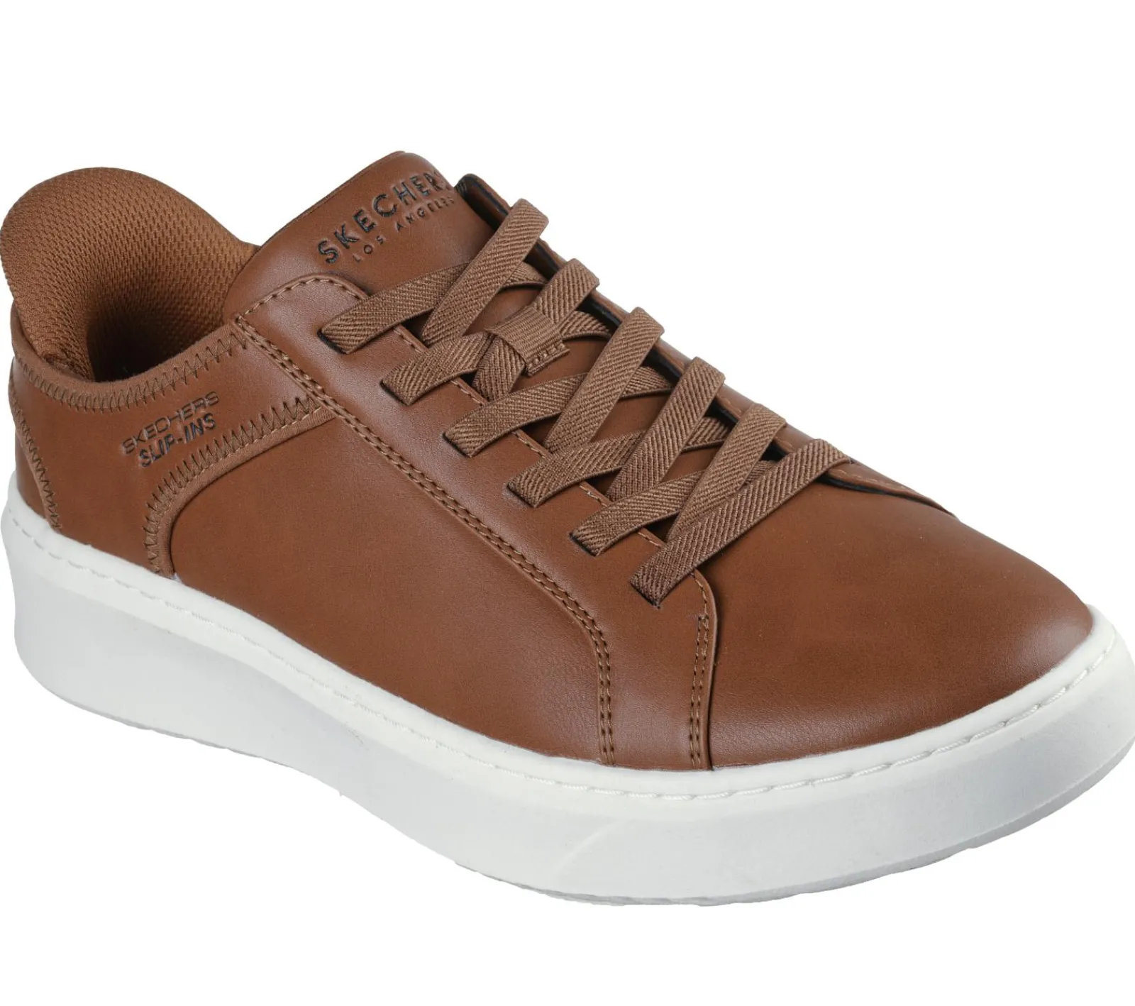 Sapatos Casual|Calçado Sem Atacadores-SKECHERS Slip-ins: Court Break - Double Vented COGNAC