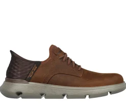 Hands Free Slip-Ins|Sapatilhas Casuais-SKECHERS Slip-ins: Garza - Gervin CASTANHO