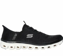 Calçado Sem Atacadores|Hands Free Slip-Ins-SKECHERS Slip-ins: Glide-Step - Prism PRETO / DOURADO ROSA