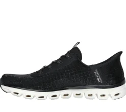Calçado Sem Atacadores|Hands Free Slip-Ins-SKECHERS Slip-ins: Glide-Step - Prism PRETO / DOURADO ROSA
