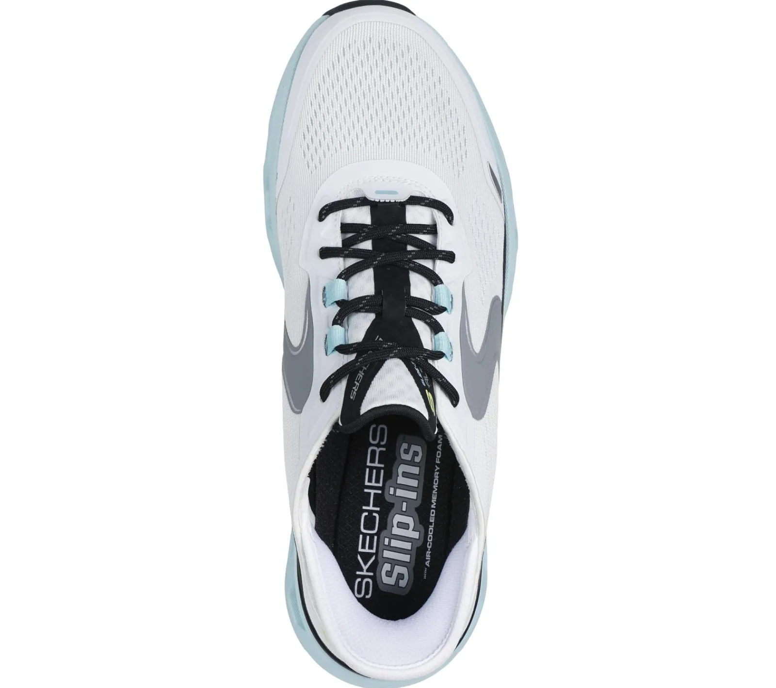 Hands Free Slip-Ins|Sapatilhas-SKECHERS Slip-ins: Glide-Step Altus BRANCO / AZUL