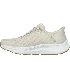 Com Atacadores|Calçado Sem Atacadores-SKECHERS Slip-ins: GO RUN Consistent 2.0 - Endure NATURAL / ROSA