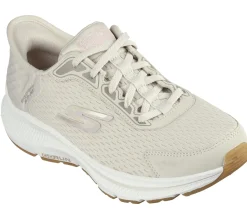Com Atacadores|Calçado Sem Atacadores-SKECHERS Slip-ins: GO RUN Consistent 2.0 - Endure NATURAL / ROSA