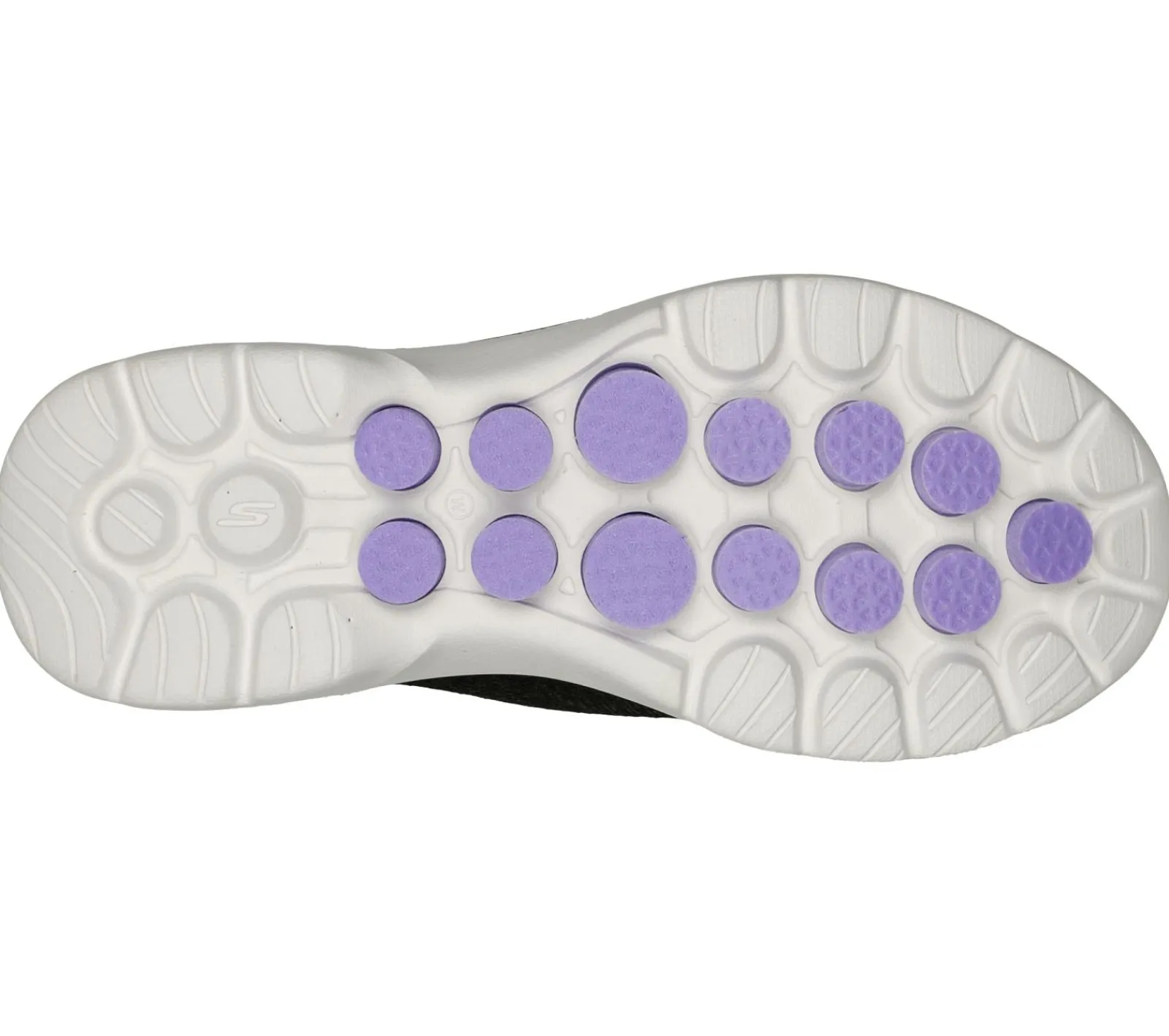 Calçado Sem Atacadores|Hands Free Slip-Ins-SKECHERS Slip-ins: GO WALK 6 - Fabulous View PRETO / LAVANDA