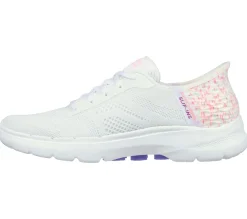Calçado Sem Atacadores|Hands Free Slip-Ins-SKECHERS Slip-Ins: GO WALK 6 - Vivid Idea BRANCO / MULTICOR