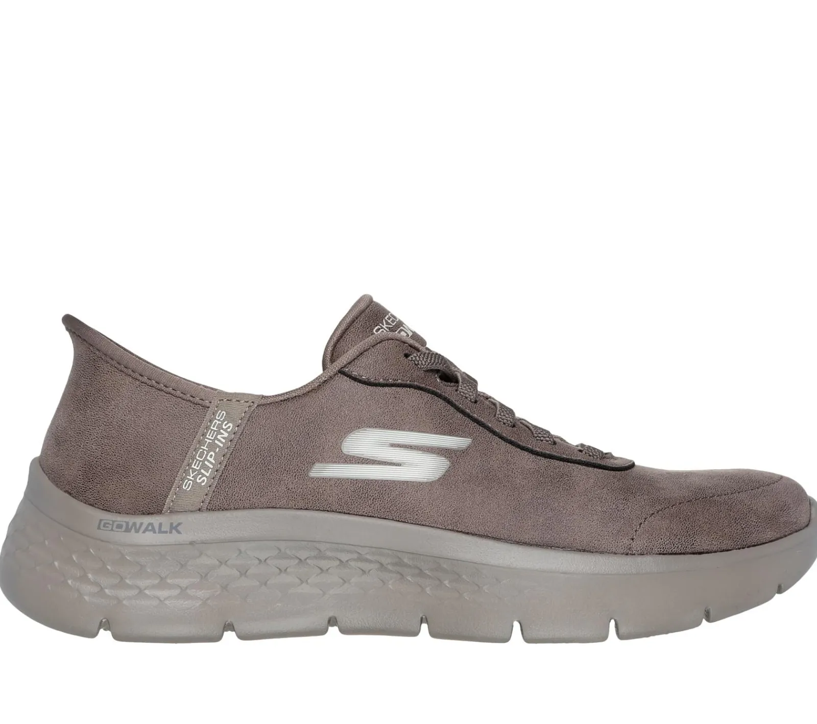 Calçado Sem Atacadores|Hands Free Slip-Ins-SKECHERS Slip-ins: GO WALK Flex - Mali CASTANHO