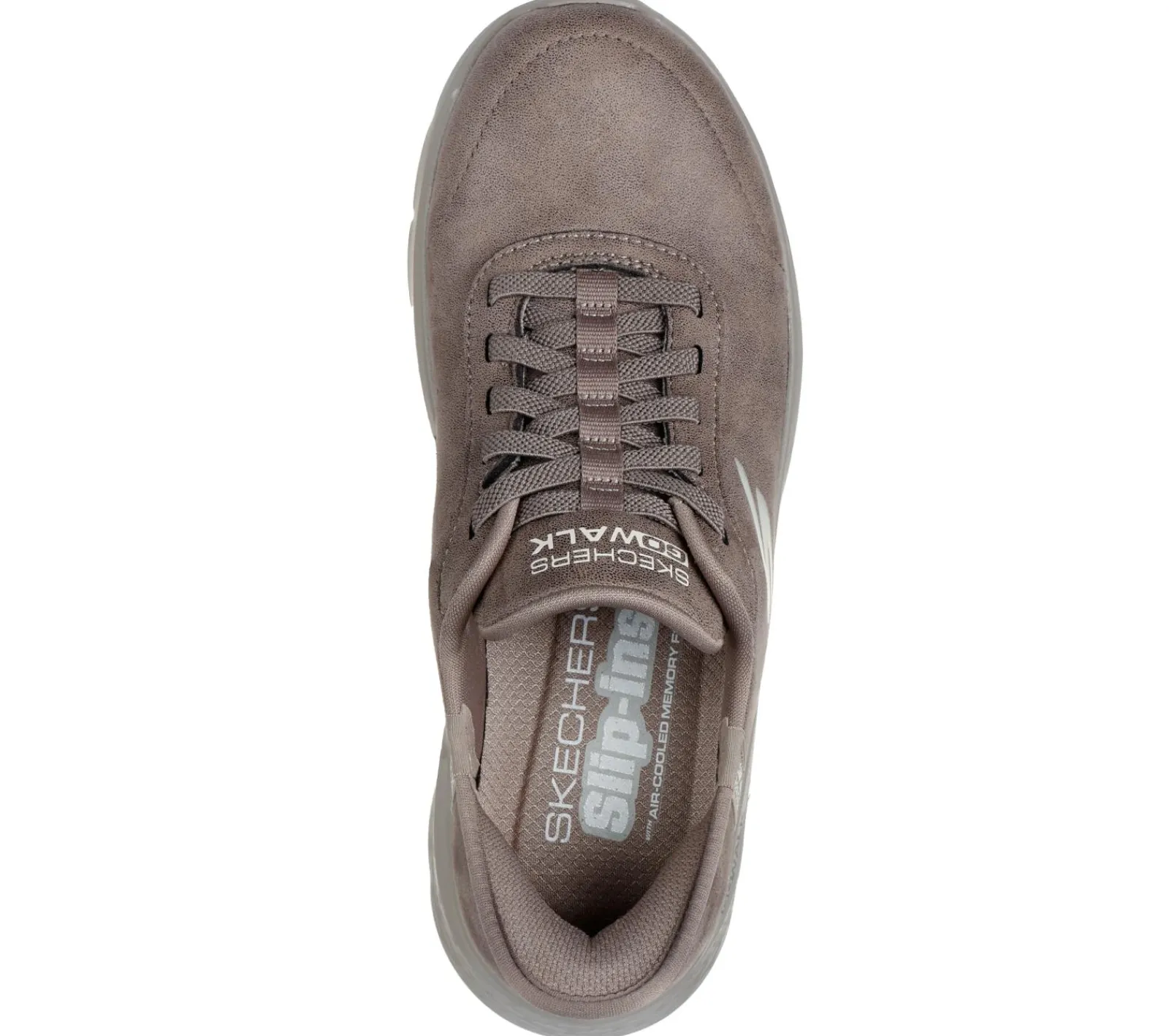 Calçado Sem Atacadores|Hands Free Slip-Ins-SKECHERS Slip-ins: GO WALK Flex - Mali CASTANHO