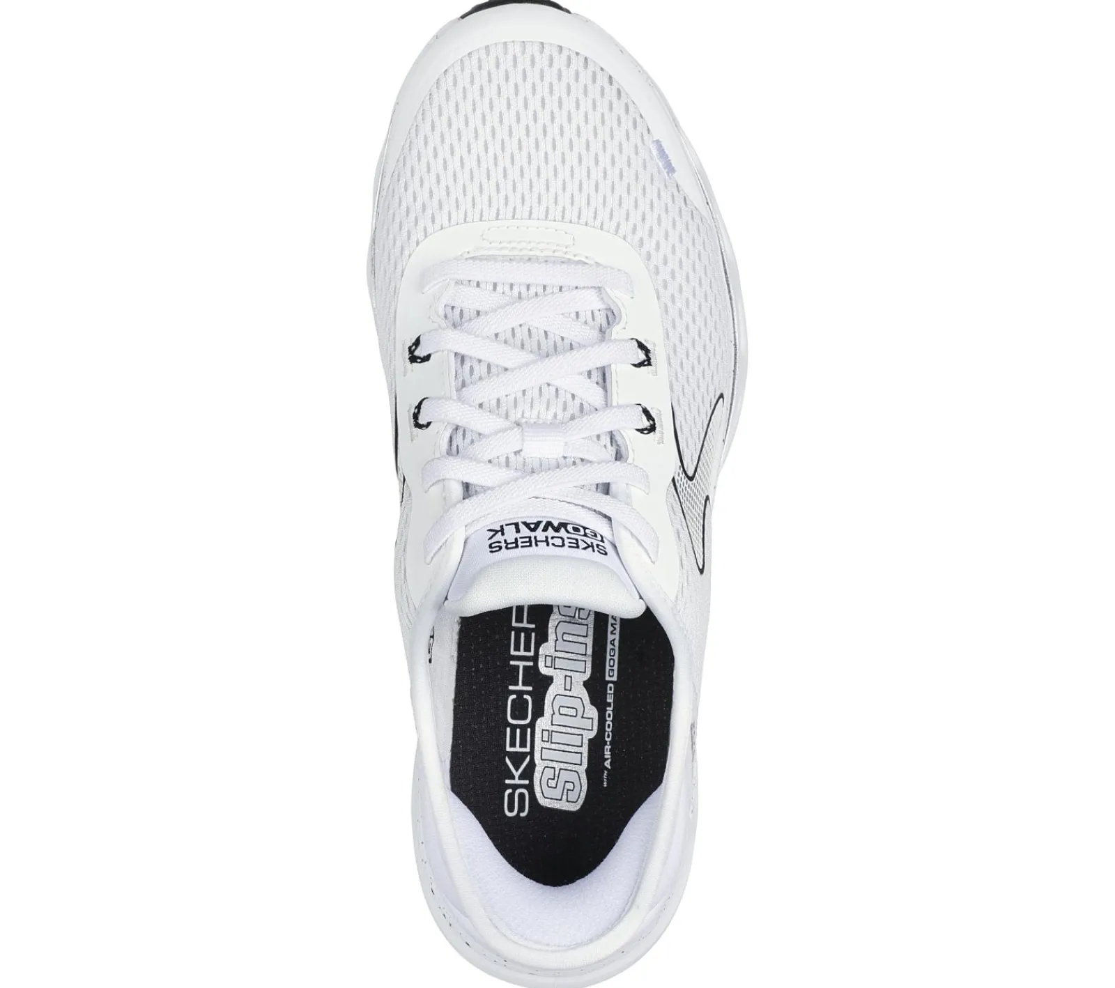 Calçado Sem Atacadores|Hands Free Slip-Ins-SKECHERS Slip-ins: GO WALK Glide-Step 2.0 BRANCO / PRETO