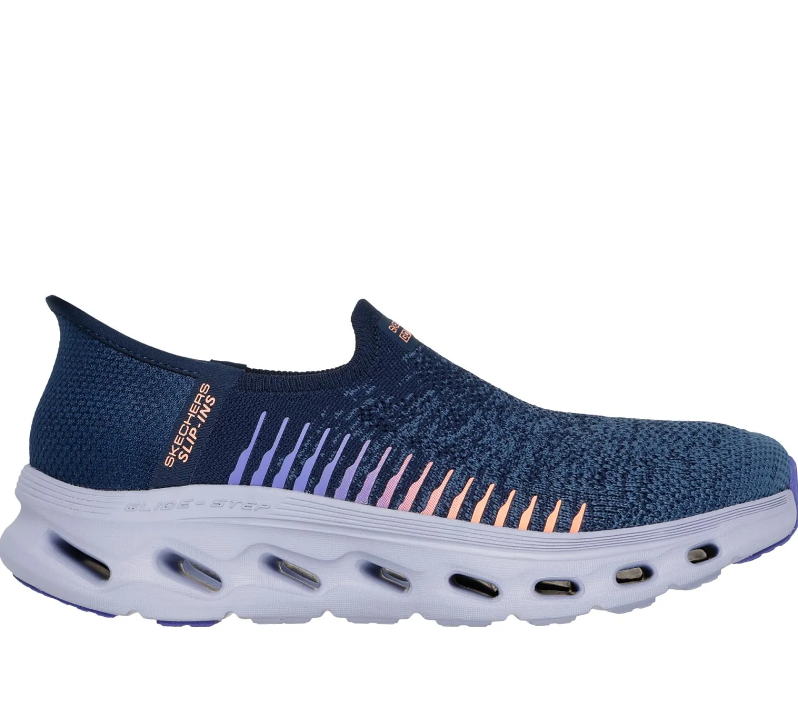 Calçado Sem Atacadores|Sapatilhas-SKECHERS Slip-ins GO Walk Glide-Step 2.0 - Venus NAVY / MULTICOR