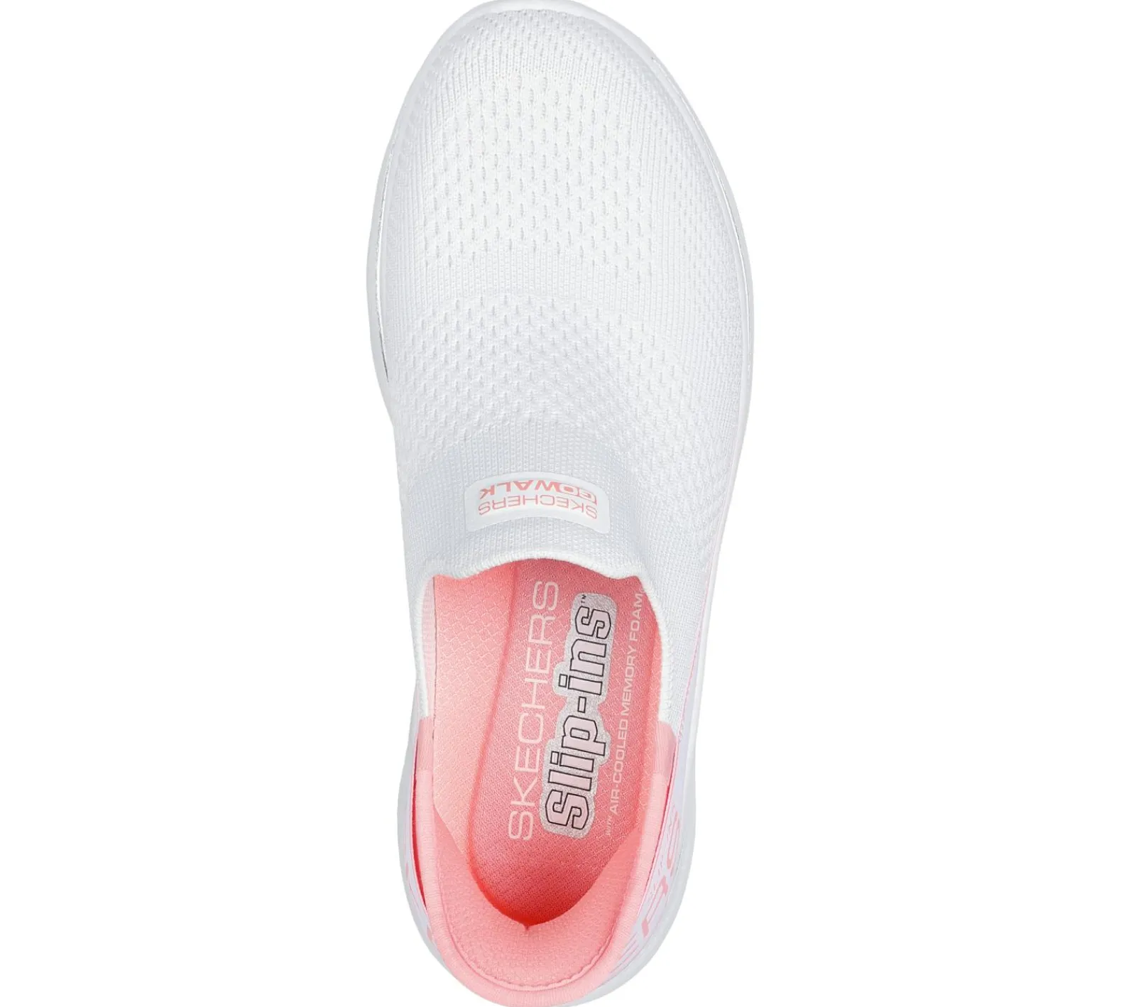 Calçado Sem Atacadores|Hands Free Slip-Ins-SKECHERS Slip-ins: GO WALK 7 - Mia BRANCO / ROSA