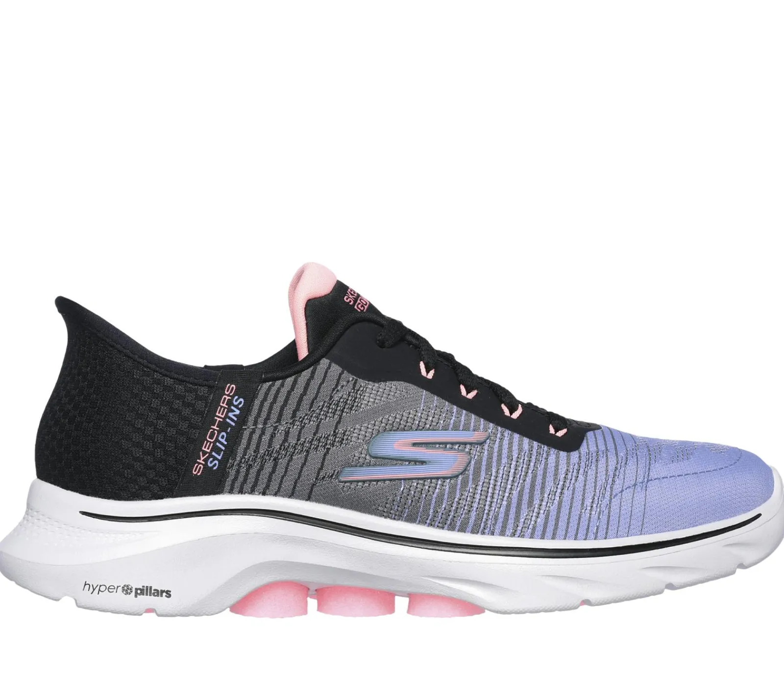 Calçado Sem Atacadores|Hands Free Slip-Ins-SKECHERS Slip-ins: GO WALK 7 - Adel PRETO / MULTICOR
