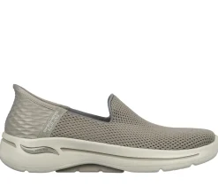 Hands Free Slip-Ins|Sapatilhas Casuais-SKECHERS Slip-ins: GO WALK Arch Fit - Summer TAUPE