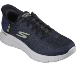 Hands Free Slip-Ins|Sapatilhas-SKECHERS Slip-ins: GO WALK Flex - New World NAVY / LIMA