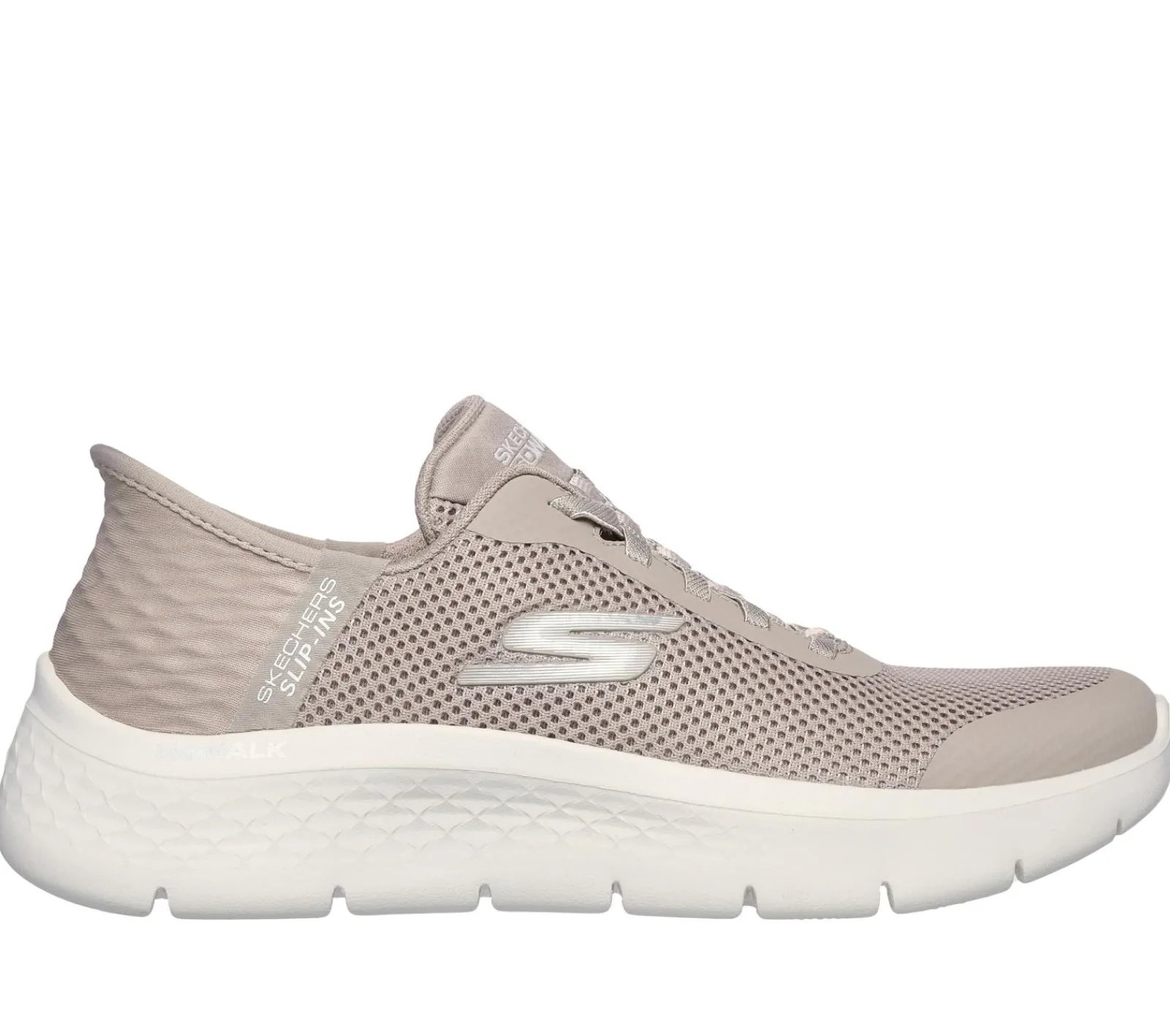 Calçado Sem Atacadores|Hands Free Slip-Ins-SKECHERS Slip-ins: GO WALK Flex - Grand Entry TAUPE