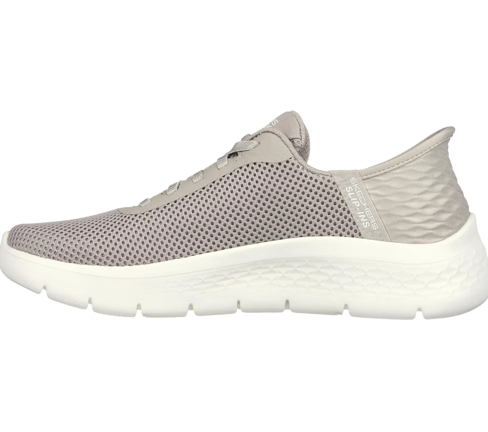 Calçado Sem Atacadores|Hands Free Slip-Ins-SKECHERS Slip-ins: GO WALK Flex - Grand Entry TAUPE