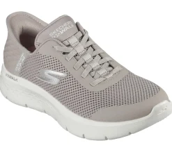 Calçado Sem Atacadores|Hands Free Slip-Ins-SKECHERS Slip-ins: GO WALK Flex - Grand Entry TAUPE