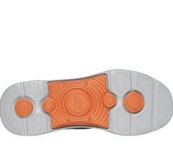 Calçado Sem Atacadores|Hands Free Slip-Ins-SKECHERS Slip-ins: GO WALK AF 2.0 - Simplicity 2 CARVÃO / LARANJA
